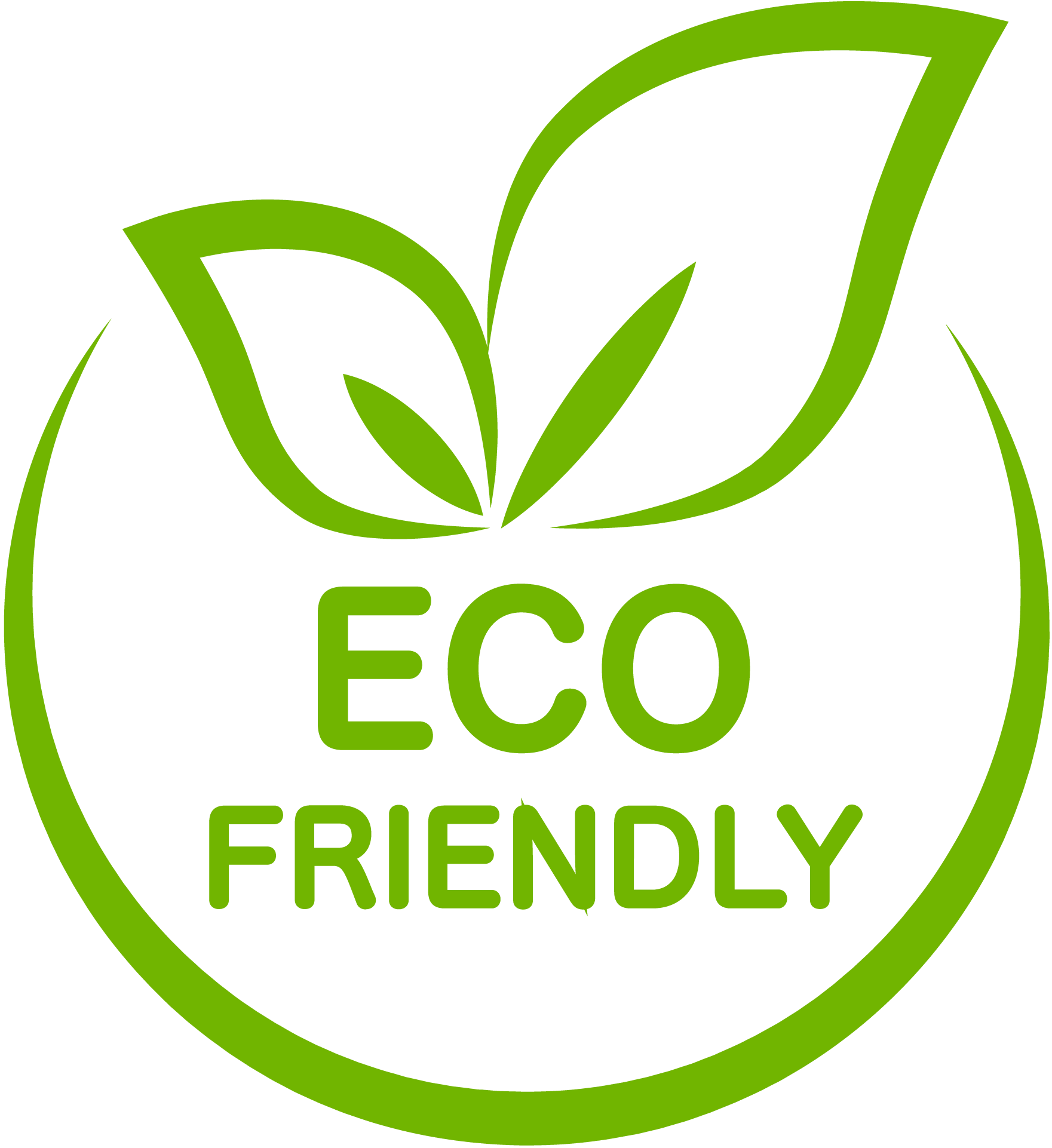 Eco Friendly Badge green